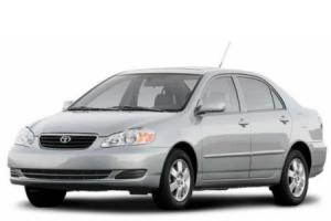 Текстильные коврики на TOYOTA COROLLA 2002-2006 Правый руль