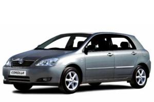 Текстильные коврики на TOYOTA COROLLA Е-120  2002-2006                       