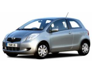 Текстильные коврики на TOYOTA YARIS 2006->